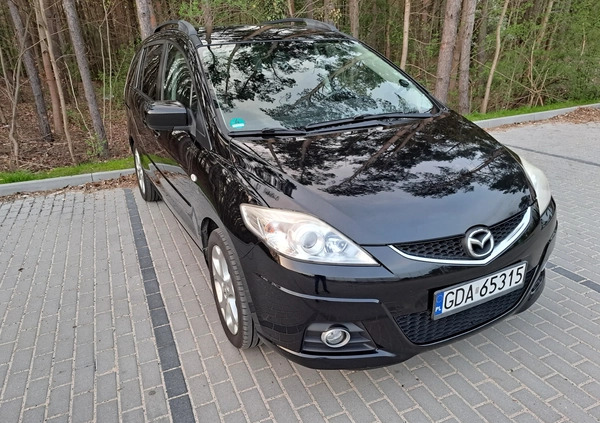 Mazda 5 cena 18900 przebieg: 252500, rok produkcji 2009 z Białogard małe 254